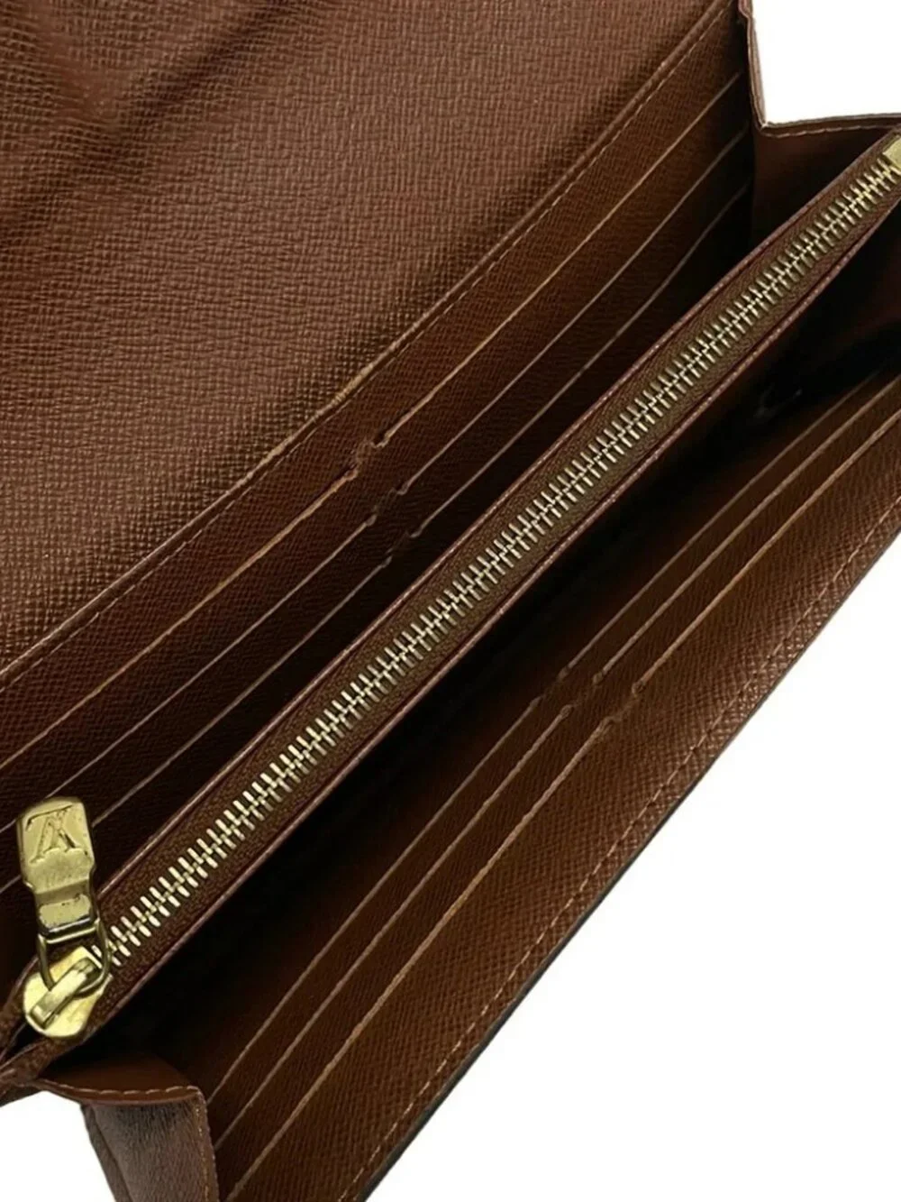 LOUIS VUITTON Portefeuille Sara M60531 Maroon Monogram CA2107 Long Wallet
